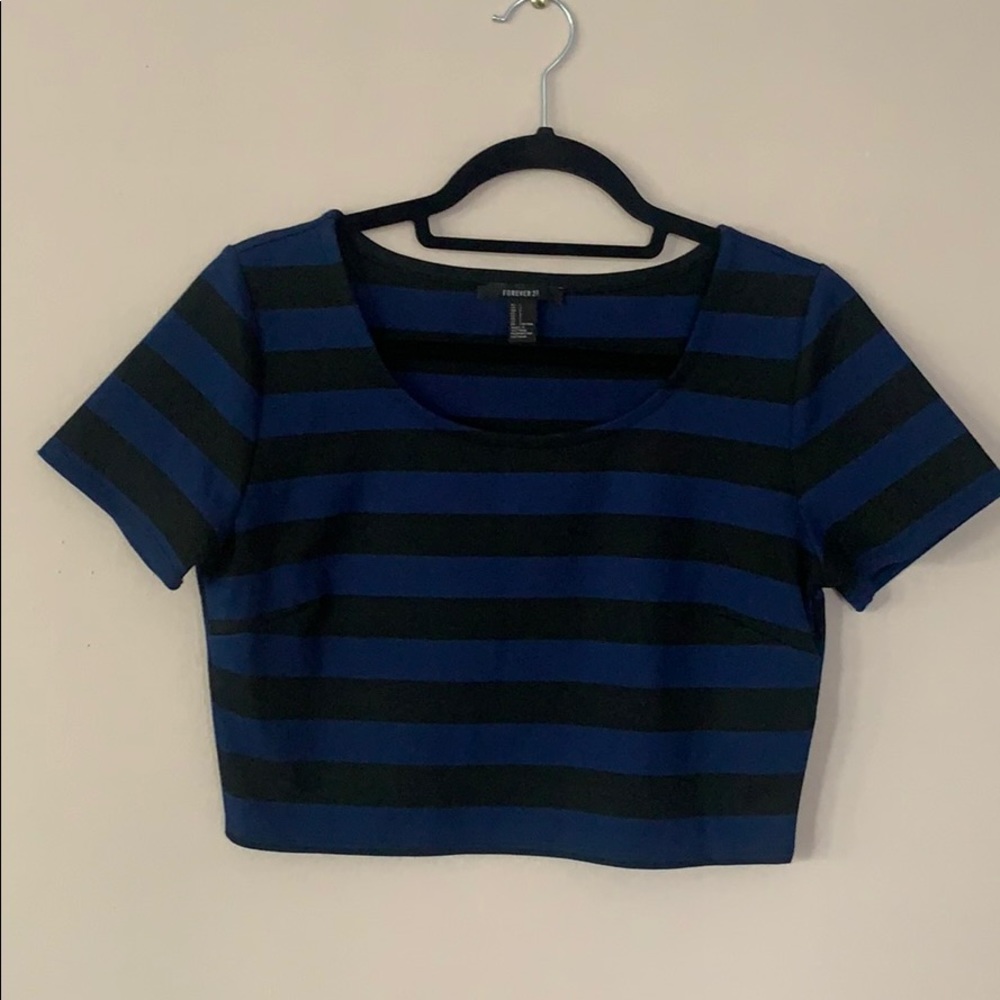 Striped Crop Top